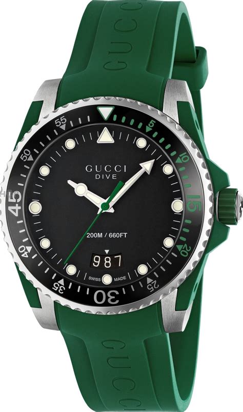 gucci dive green|gucci dive watch black.